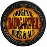 Baumgartner 's Beer and Ale Cascading Pub Wall Clock