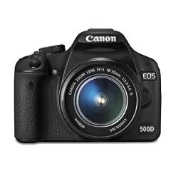 Canon EOS 500D SLR-Digitalkamera (15 Megapixel, LiveView, HD-Video) inkl. 18-55mm DC Kit