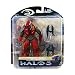 Halo 3 Mcfarlane Toys Series 3 Exclusive Action Figure Red and Silver Elite Combat with Dual Plasma Rifles