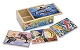Melissa & Doug Deluxe Sea Life in a Box Jigsaw Puzzles
