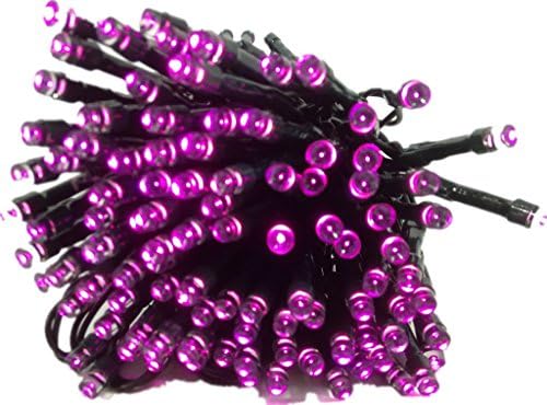 Desalen Waterproof Garden Solar Powered LED String light-200LED Pink