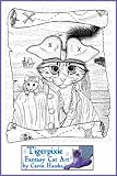 Captain Leo Pirate Cat Unmounted Rubber Stamp