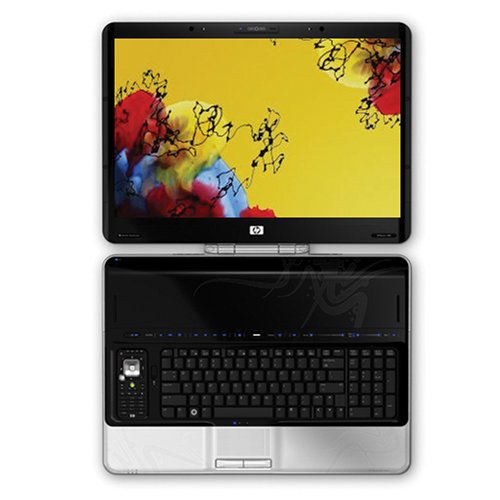 HP Pavilion HDX949NR 20-inch Laptop (2.10 GHz Intel Centrino Core 2 Duo T8100 Processor, 4 GB RAM, 320 GB Hard Drive, Blu Ray Drive, Vista Premium) Black image