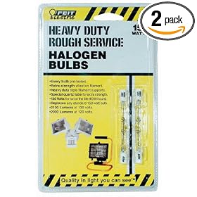 Feit Electric BPQ150T3 CL S RS 2 150-Watt T3 Rough Service Halogen Bulb with RSC Base,... by Feit Electric