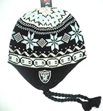Oakland Raiders Reebok Side-Tassel Beanie