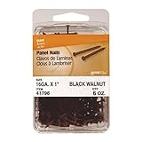 UPC 764666000070 product image for The Hillman Group 41798 Panel Nail, 1-Inch, Black Walnut | upcitemdb.com
