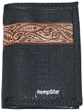 Hempstar Paisley Black Men's Vegan Wallet