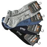 Produkt-Bild: 4 Paar Herren Sneaker Trainersocken, Socken S&ouml;ckchen, 39-42, he006