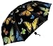 Butterfly Summer Mix - Fashion Print 44 Inch Arc Compact Umbrella - Harold Feinstein Art