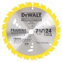 DeWalt DW3578 7-1/4" 24T Framing Thin Kerf Carbide Circular Saw Blade