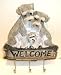   - Schnauzer Dog Welcome Key-Leash Holder Rack 3 Hooks