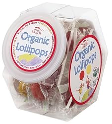 YummyEarth Organic Lollipops, Assorted Flavors, 6-Ounces (Pack of 5)