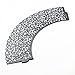 Krismile Hot selling 120X Black Laser Cut White Flower Vine Cupcake Wrappers Wraps Wedding Birthday Tea Party Decorations