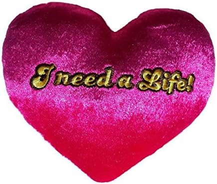 Pink Heart I Need a Life King Candy Crush Saga Plush 5 Inch Basic Plush