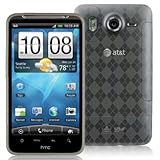 Clear Cruzer Argyle High Gloss TPU Soft Gel Skin Case - For HTC INSPIRE / D ....