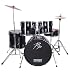 Electronics : Performance Percussion PP250BLK 5 Piece Drum Kit - Black