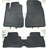 2004-2009 Lexus RX330 RX350 RX400H Custom Rubber Black Floor Mats Complete Set by Black Series
