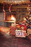 10'x20' Christmas 2 Scenic Muslin Background Backdrop FREE SHIPPING to lower 48 states