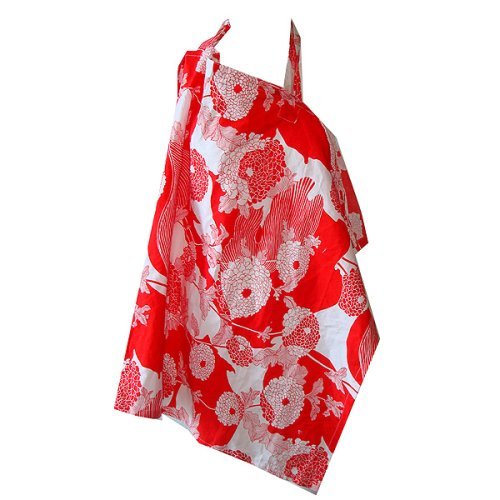 Peanut Shell Nursing Cover Red Yoko
