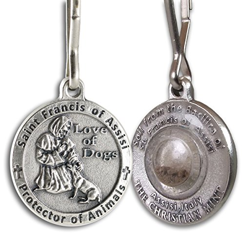 St. Francis of Assisi Pet Medal with Capsule of Assisi Soil