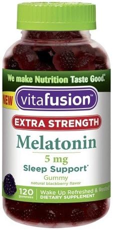 Vitafusion Extra Strength Melatonin Gummies - 120 Count