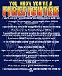 You Know You're a Firefighter