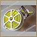 3pcs 65ft (20m) Yellow Plastic Twist Tie Roll with Cutter - Flat