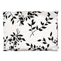 Jane Lavender Sleep Pillow - Black Leaves on White