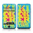 KICKER Loud Design Apple iPod Touch 2G (2nd Gen) / 3G (3rd Gen) Protector Skin Decal Sticker