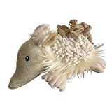 Pet Lou 00982 Naturally Twisted Dog Chew Toy, 6-Inch Armadillo