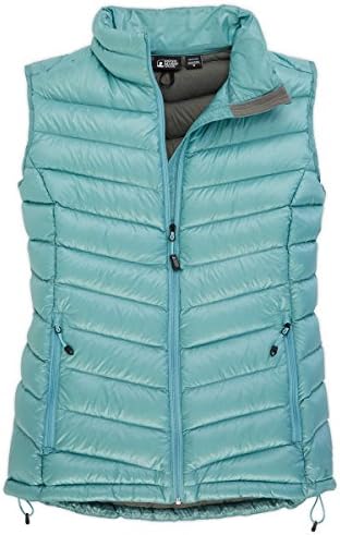 Eastern Mountain Sports EMS Women's Icarus Down Vest XL AQUA HAZE