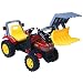Triang Super Red Pedal Powered Tractor Hoister - Fully Operational Kids Ride On Toy