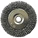 Westward 4EDP6 Wire Wheel, 6 In D, Steel, 0.0118 Wire