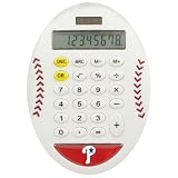 Philadelphia Phillies White Baseball Pro-Grip Calculator