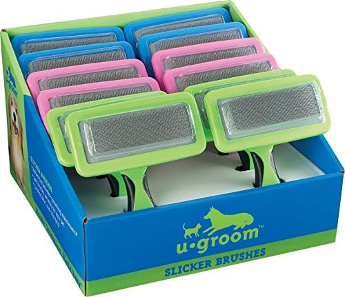 u•groom Slicker Brush Displays, 12 Pieces