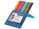 Review STAEDTLER 157 SB12 / Staedtler Ergo Soft assorted coloured pencils, BOX of 12