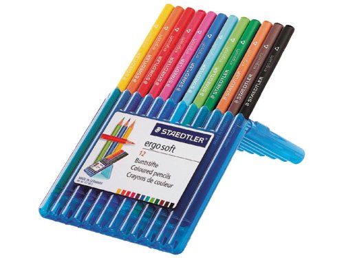 Childrens Toyshop  Spielwaren : Staedtler 157 SB12 - Farbstift ergo Soft Slim 12er Box