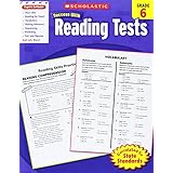 scholastic success with reading tests grade 6 scholastic success with workbooks tests reading