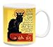 Le Chat Noir - Tournee Du Chat Noir Art Black Cat - Ceramic Mugs