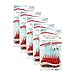 TEPE Interdental Brushes 0.5mm Red Pack of 40