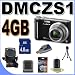 Panasonic Lumix DMC-ZS1 10MP Digital Camera w/12x Optical IS Zoom (Black) BigVALUEInc Accessory Saver 4GB Bundle