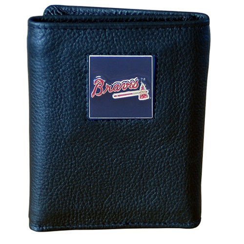 MLB Atlanta Braves Genuine Leather Tri-fold Wallet