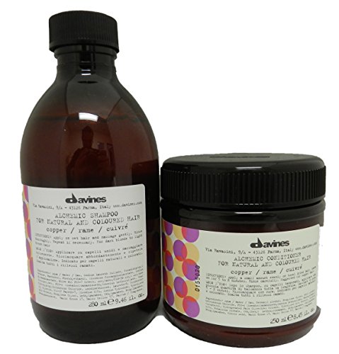 Davines Alchemic Copper 8.45 Oz. Shampoo + 8.45 Oz. Conditioner (Combo Deal) Davines Alchemic Copper 8.45 Oz. Shampoo + 8.45 Oz. Conditioner (Combo Deal)