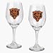Chicago Bears 2 Piece Wine Glass Set