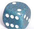 Speckled 36mm d6 Sea Pipped Dice