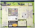 AT-A-GLANCE Visual Organizer Recycled Flowers Desk Pad, 22 x 17 Inches, 2012 (5035-12)