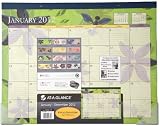 AT-A-GLANCE Visual Organizer Recycled Flowers Desk Pad, 22 x 17 Inches, 2012 (5035-12)