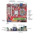 MSI P6NGM-L Quadcore nVidia Geforce7050 nForce610i SATAII A/V Lan Raid MATXRTL Motherboard