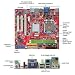 PC Hardware : MSI P6NGM-L Quadcore nVidia Geforce7050 nForce610i SATAII A/V Lan Raid MATXRTL Motherboard
