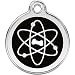 Red Dingo Personalized Atom Pet ID Dog Tag (Medium)